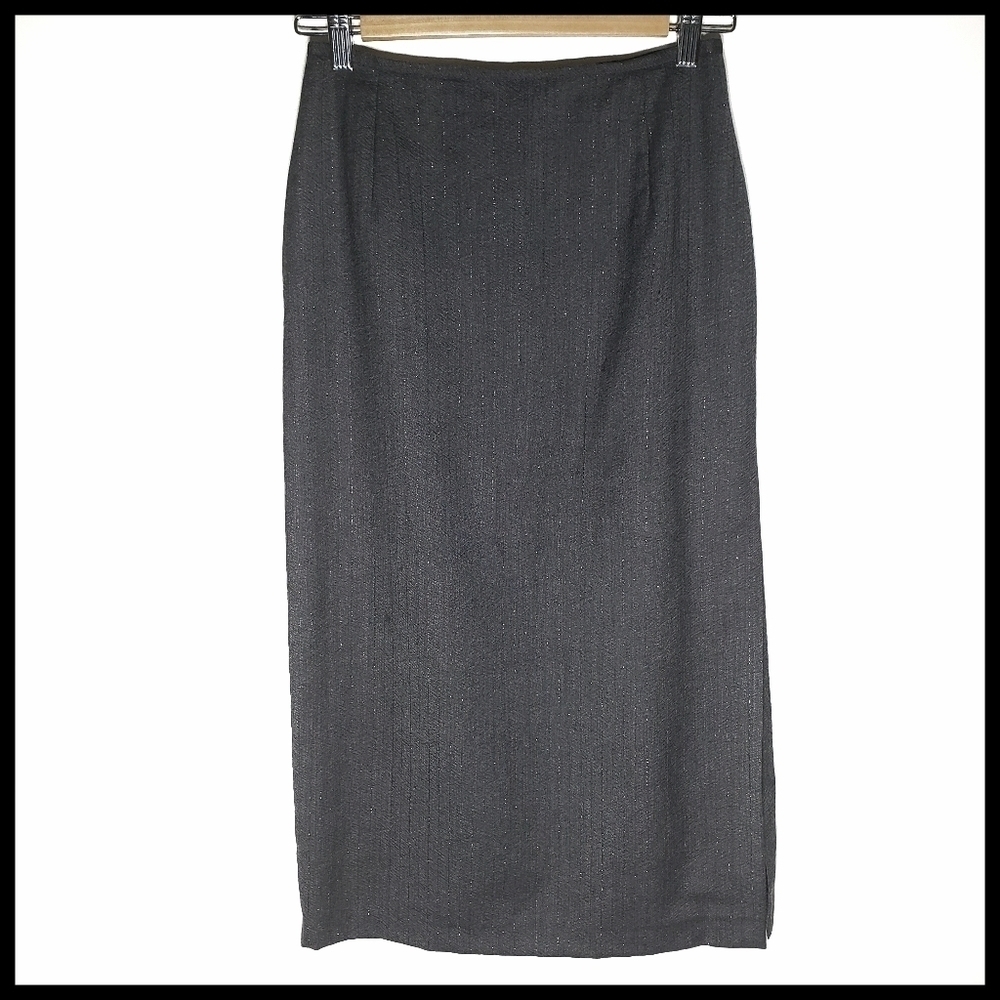 Peter Nygard Women's Wool Blend Classic Midi Skirt Size 6